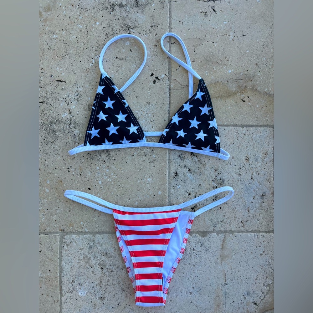 Minimale Animale Xs American Stars and Stripes bikini